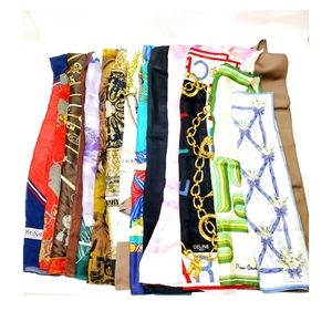 Christian Dior wool  Silk Satin Scarf